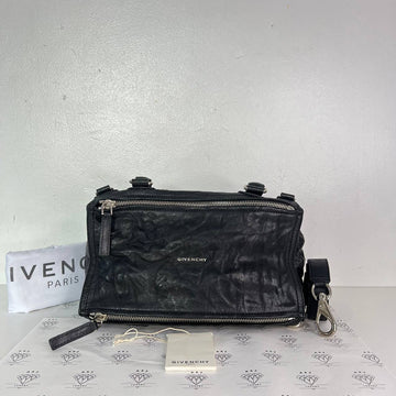 [PRE LOVED] Givenchy Medium Pandora in Black Sheepskin Leather SHW