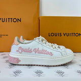 [PRE LOVED] Louis Vuitton Timeout Sneakers in White Size 36EU