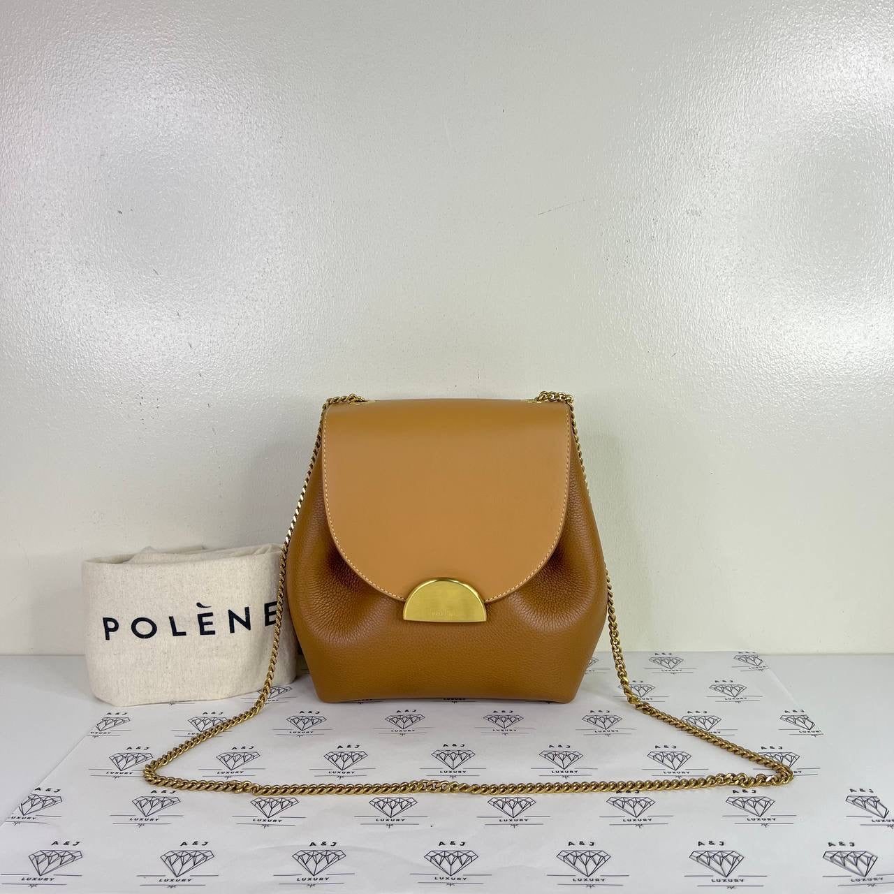 [PRE LOVED] Polene Numero Un Mini in Trio Camel