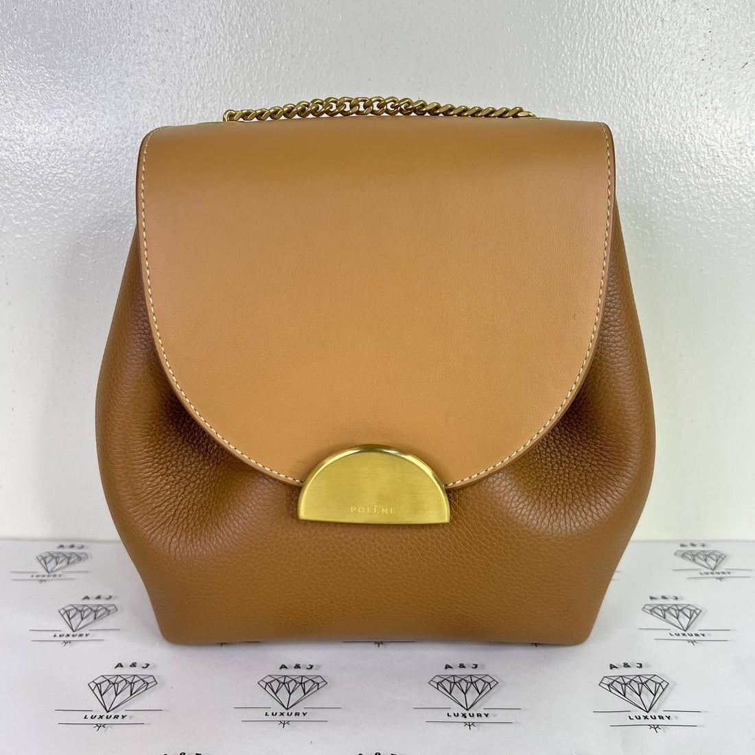 [PRE LOVED] Polene Numero Un Mini in Trio Camel
