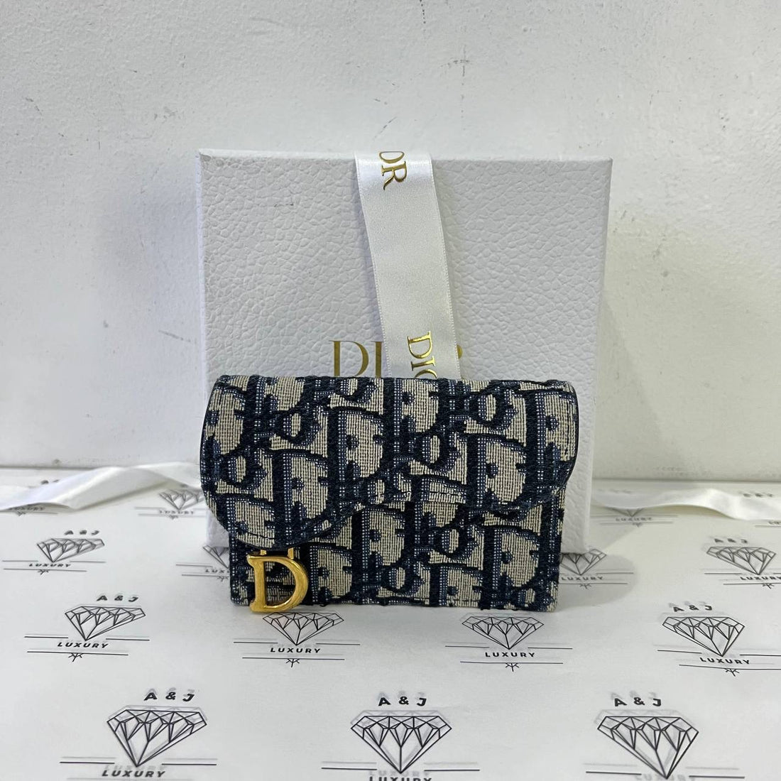 [PRE LOVED] Christian Dior Saddle Cardholder in Oblique (2021)