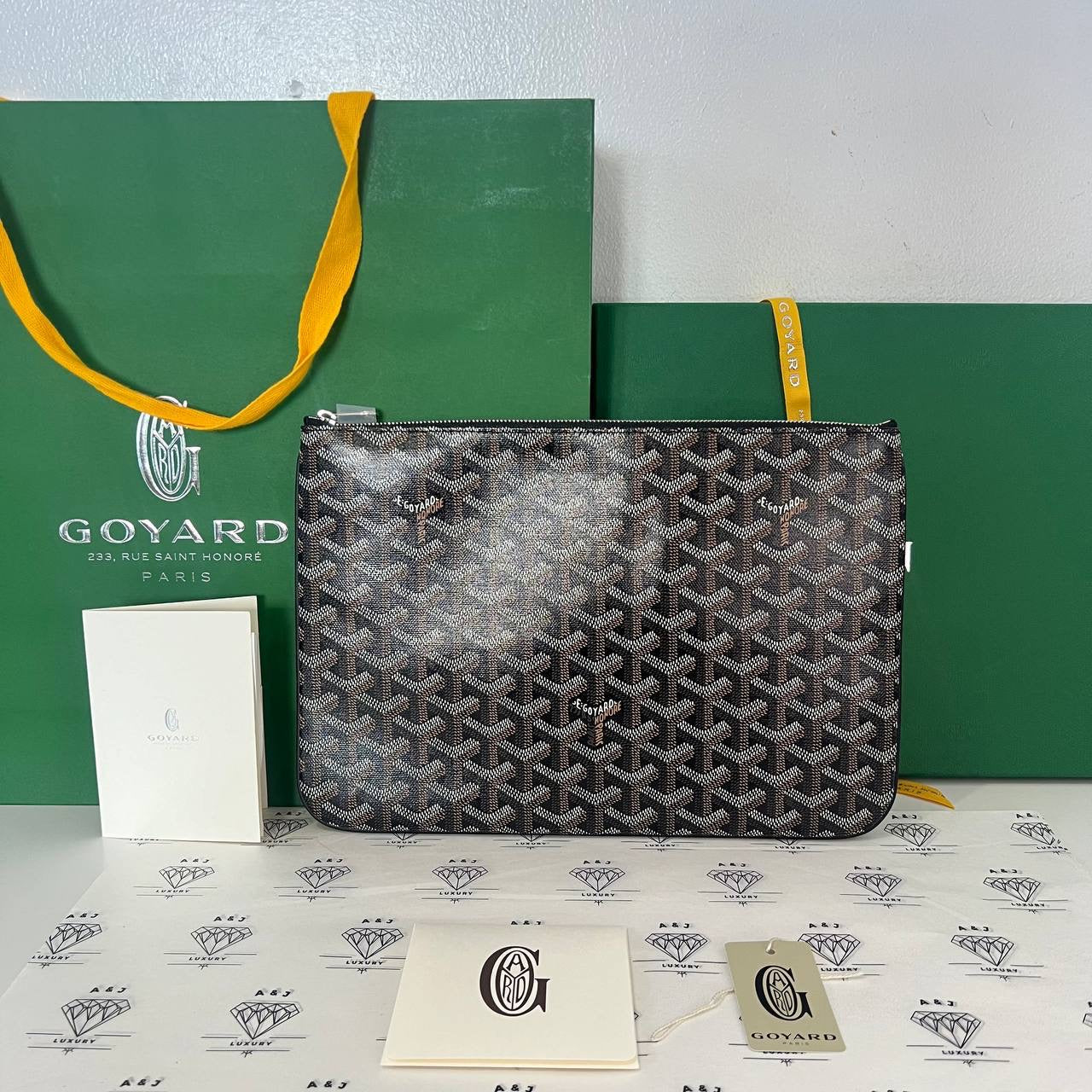 [BRAND NEW] Goyard Senat MM in Black