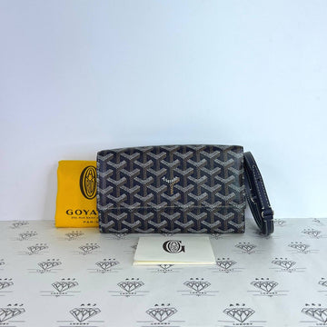 [PRE LOVED] Goyard Varenne Continental Wallet on Strap in Navy Blue (2025)
