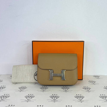 [PRE LOVED] Hermes Constance Slim in Chai/Lime Evercolor Leather PHW (Stamp U - 2022)
