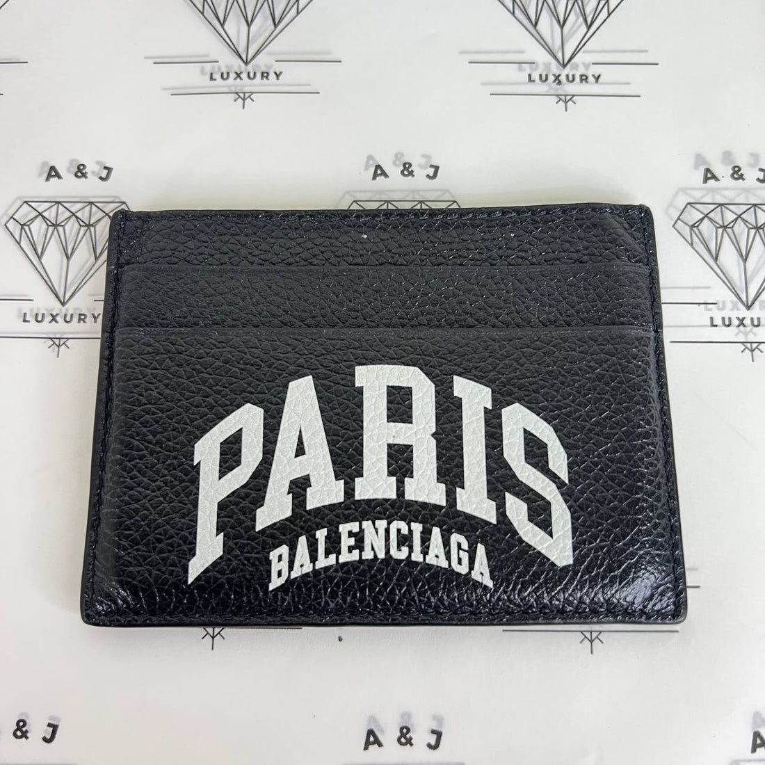 [PRE LOVED] Balenciaga Cities Flat Cardholder in Black GHW