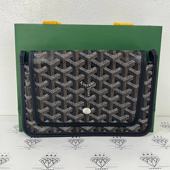 [PRE LOVED] Goyard Plumet Pocket Wallet in Black (2023)