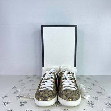 [PRE LOVED] Gucci Ace Supreme Sneakers in Brown Size 37EU