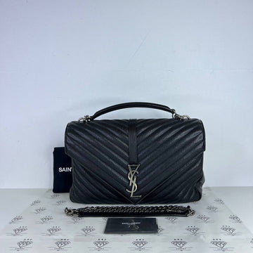 [PRE LOVED] YSL Large College in Black RHW