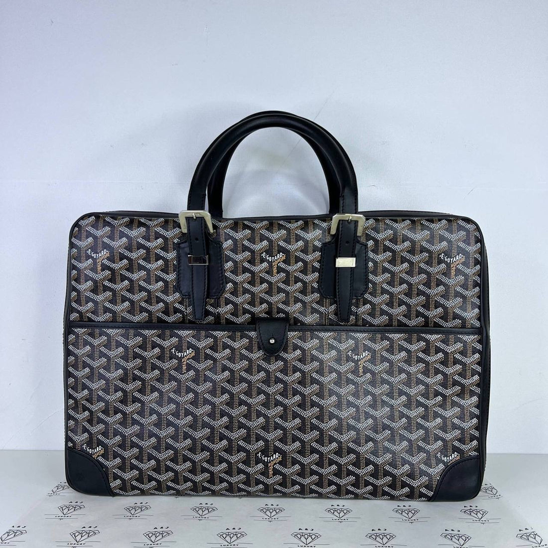 [PRE LOVED] Goyard Ambassade MM Briefcase in Black