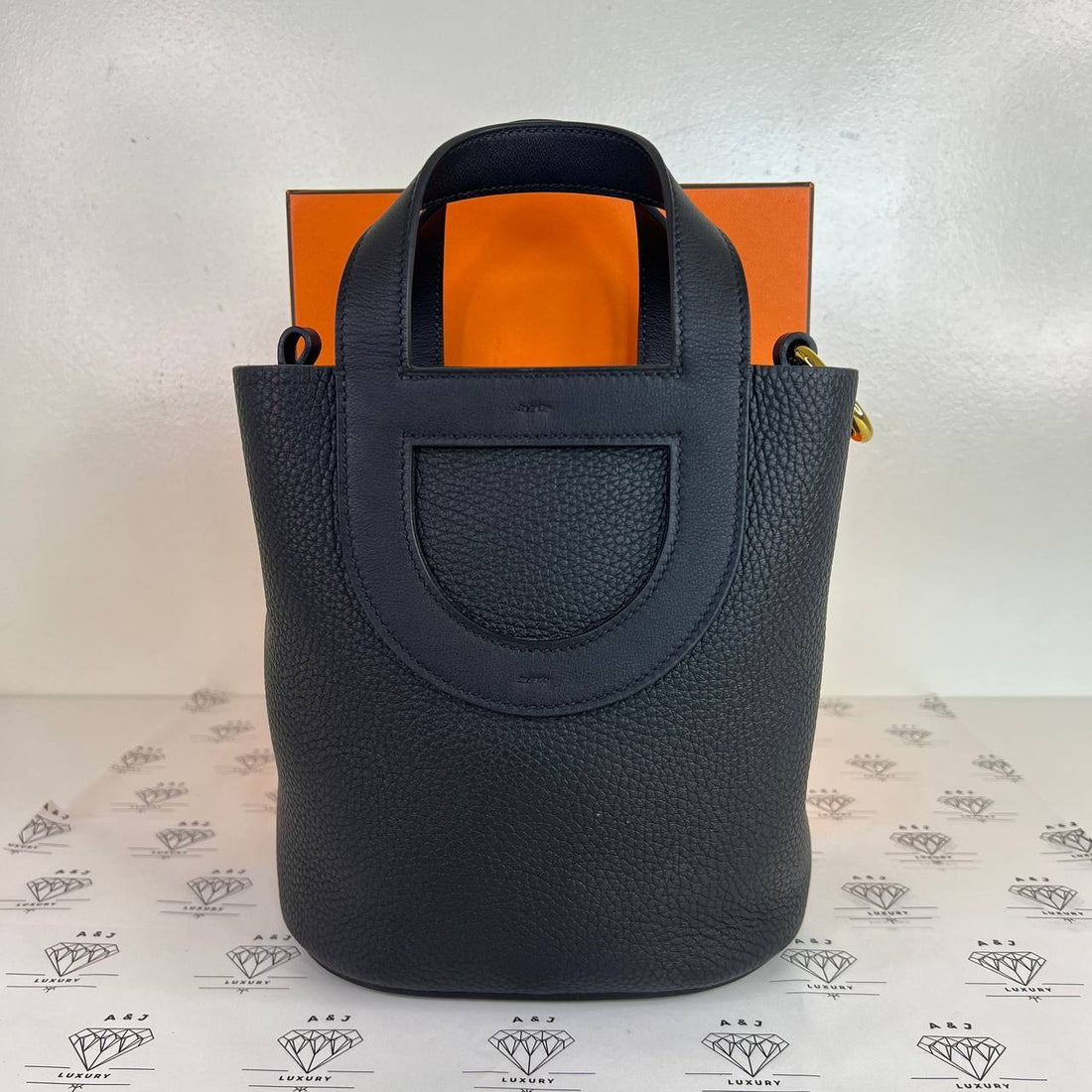 [PRE LOVED] Hermes In The Loop 18 in Black Clemence Leather GHW (Stamp U - 2022)