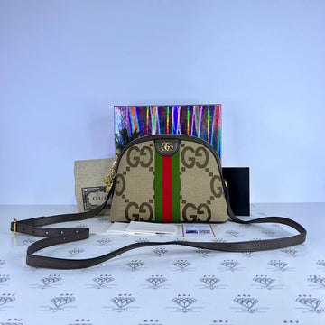 [PRE LOVED] Gucci Small Dome Jumbo GG in Brown GHW