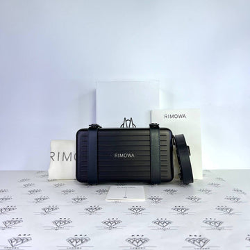 [PRE LOVED] Rimowa Personal Aluminum Crossbody Bag in Black (2025)