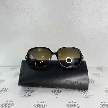 [PRE LOVED] Fendi FS5110K Square Sunglasses in Brown GHW