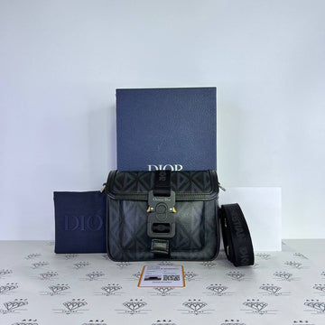 [PRE LOVED] Christian Dior Hit The Road Crossbody Flap in Black SHW (2022)
