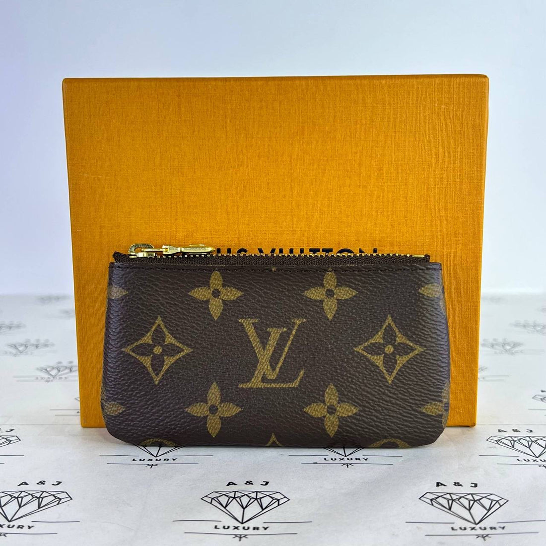 [PRE LOVED] Louis Vuitton Key Pouch in Monogram Canvass (CT1280)