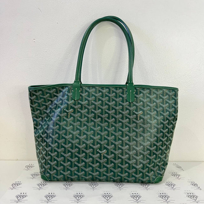 [PRE LOVED] Goyard Artois PM in Green (2019)