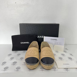 [PRE LOVED] Chanel Espadrilles in Beige Size 36EU