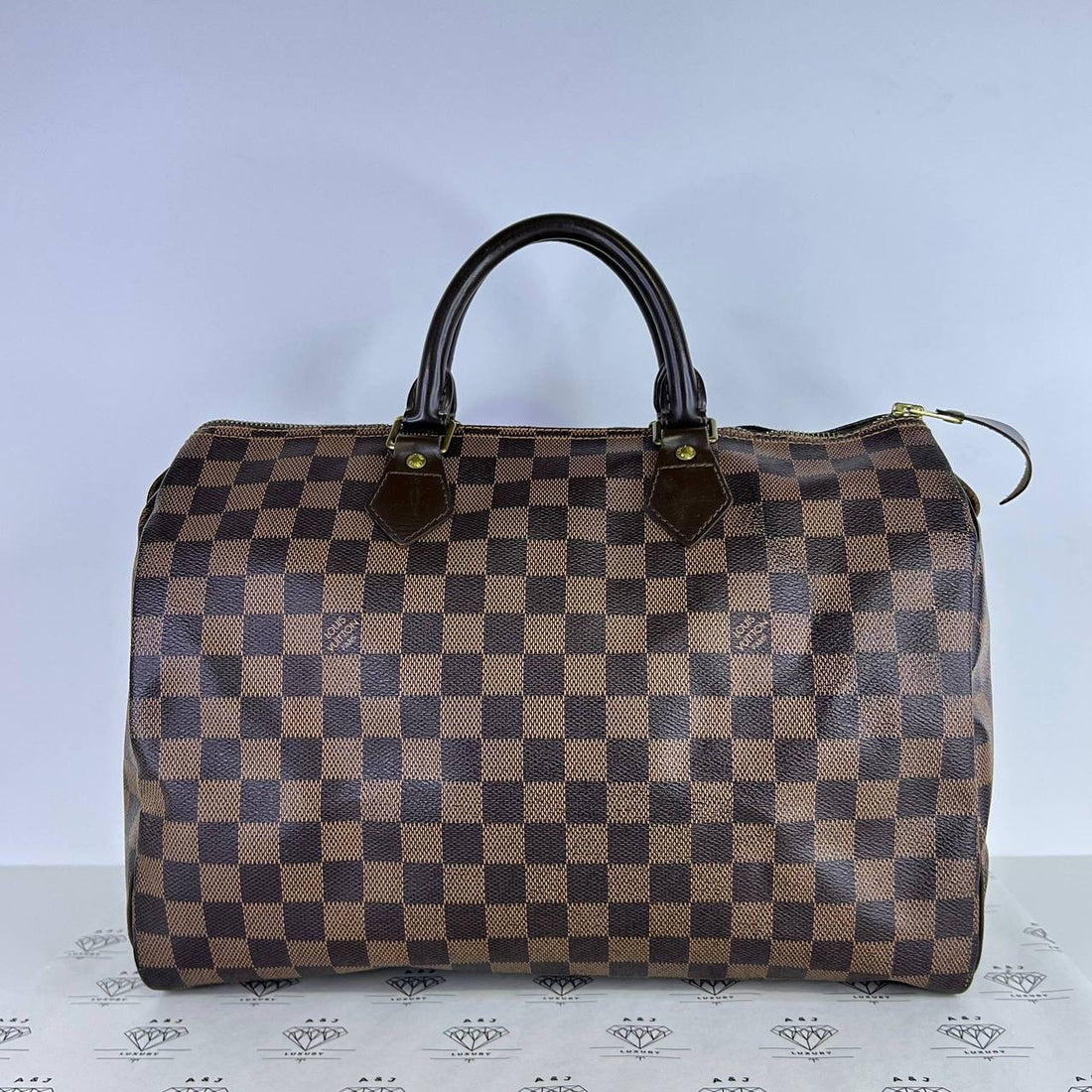 [PRE LOVED] Louis Vuitton Speedy 35 in Damier Ebene Canvass (SP4039)