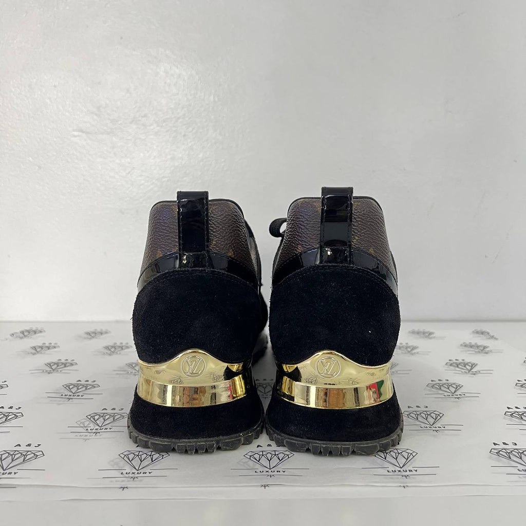 [PRE LOVED] Louis Vuitton Run Away Sneakers in Monogram Size 36