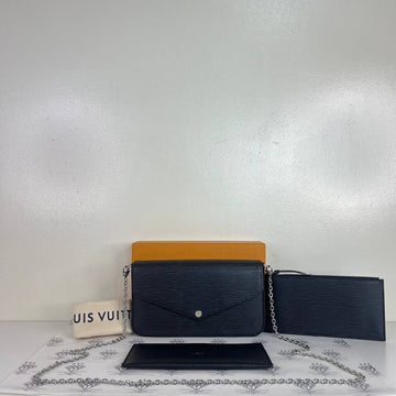 [PRE LOVED] Louis Vuitton Felicie in Black Epi Leather SHW (TJ1188)