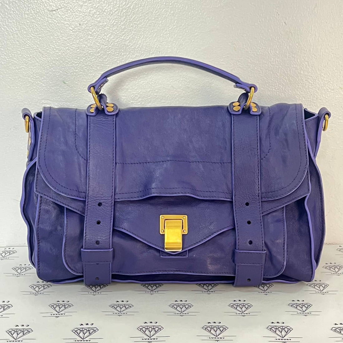 [PRE LOVED] Proenza Schouler PS1 Top Handle Shoulder Bag in Purple