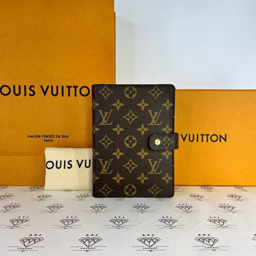 [PRE LOVED] Louis Vuitton Large Ring Agenda Cover in Monogram Canvass (microchipped)