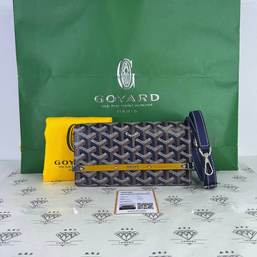 [PRE LOVED] Goyard Monte Carlo Mini Case in Navy Blue (2022)