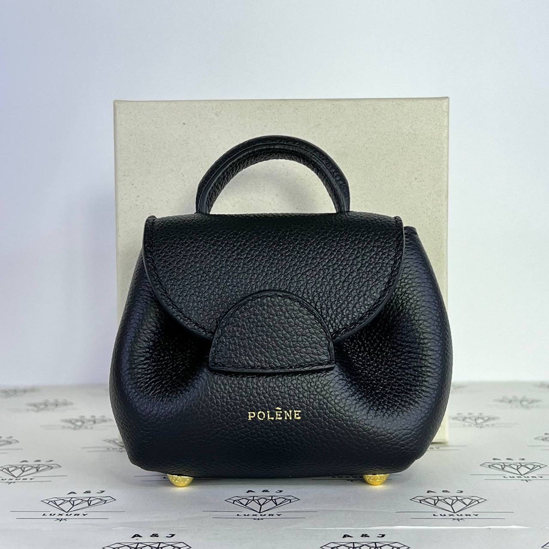 [BRAND NEW] Polene Numero Un Micro in Textured Black