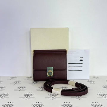 [BRAND NEW] Polene Sept Mini in Textured Bordeaux