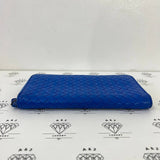 [PRE LOVED] Bottega Veneta Intrecciato Long Wallet in Blue