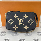 [PRE LOVED] Louis Vuitton Mini Pochette Accessoires in Black Bicolor Empreinte Leather (microchipped)