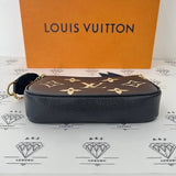 [PRE LOVED] Louis Vuitton Mini Pochette Accessoires in Black Bicolor Empreinte Leather (microchipped)