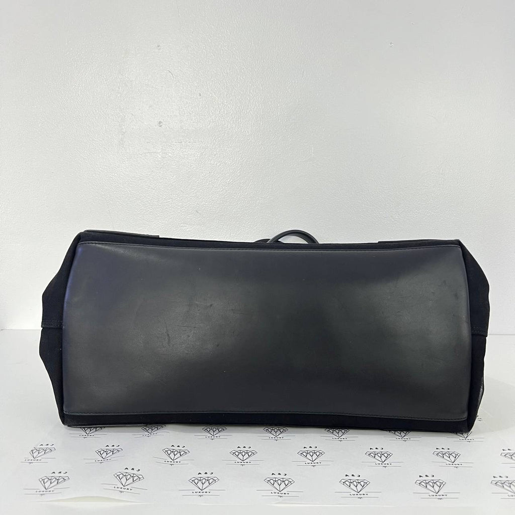 [PRE LOVED] Balenciaga Cabas Logo Tote in Black