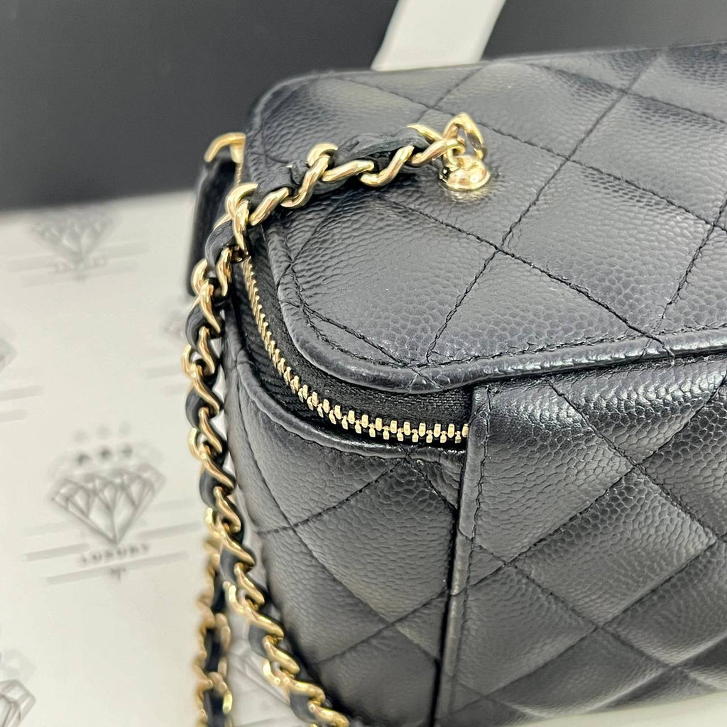 [PRE LOVED] Chanel Limited Edition Vanity in Black Caviar GHW (Series 31)