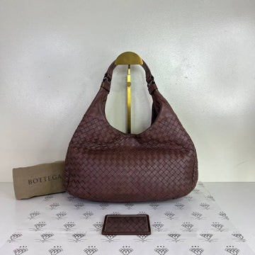 [PRE LOVED] Bottega Veneta Campana Hobo Bag in Brown Intrecciato Leather
