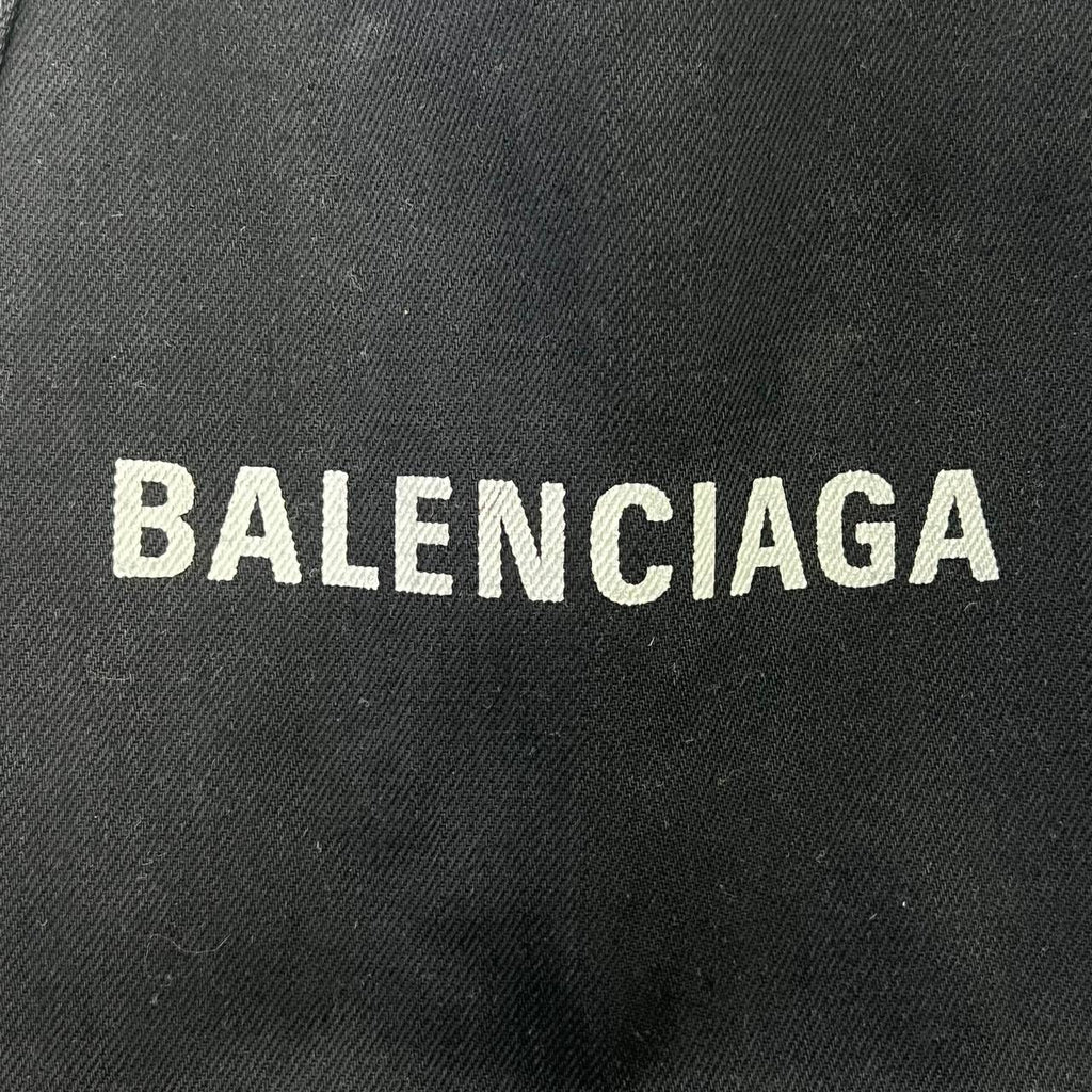 [PRE LOVED] Balenciaga Cabas Logo Tote in Black