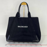 [PRE LOVED] Balenciaga Cabas Logo Tote in Black