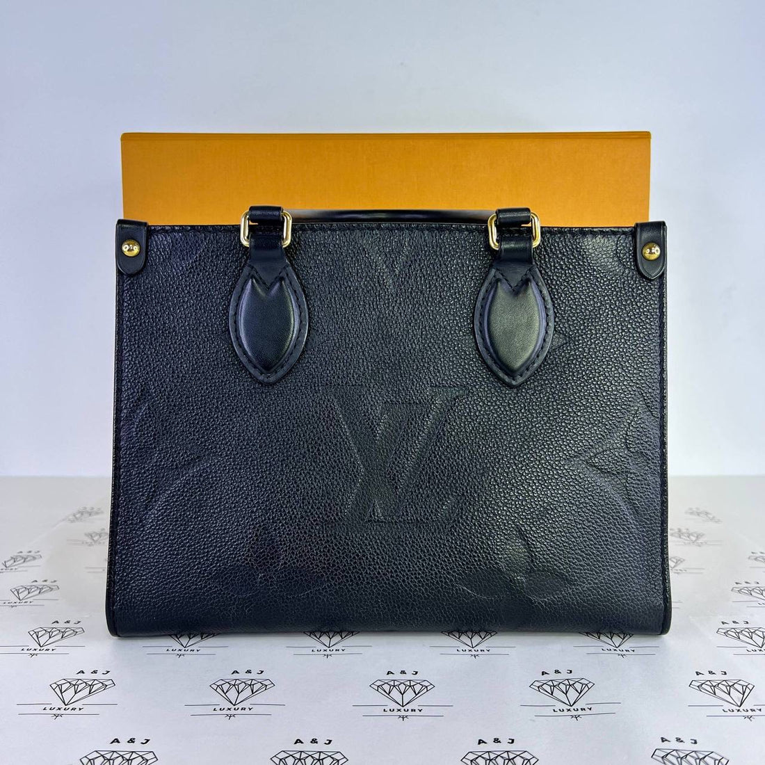 [PRE LOVED] Louis Vuitton OnTheGo PM in Black Empreinte Leather GHW (microchipped)