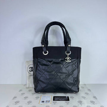 [PRE LOVED] Chanel Biarritz PM Tote in Black SHW (Series 12)