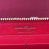 [PRE LOVED] Salvatore Ferragamo Vara Ribbon Long Wallet in Pink