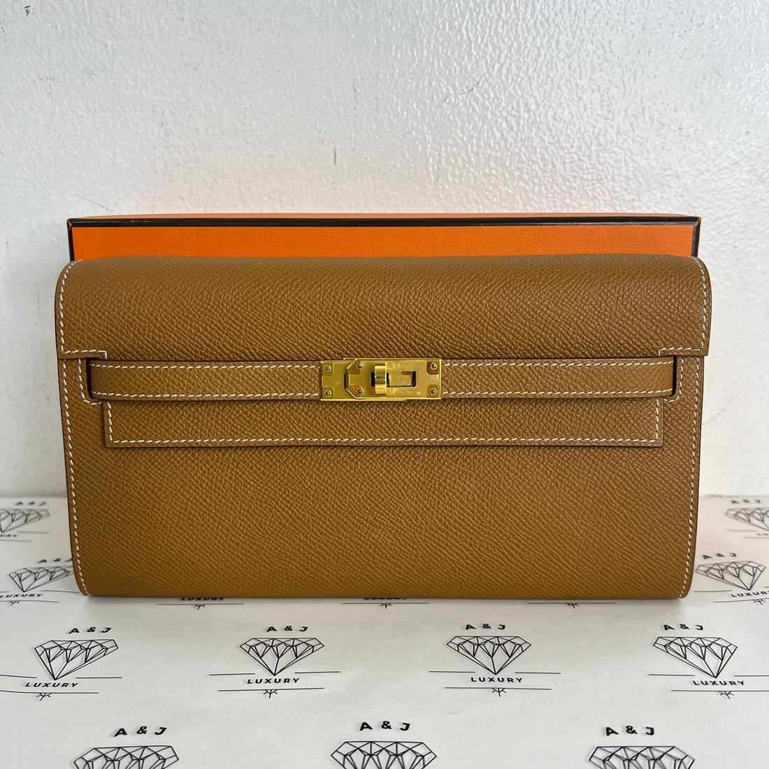 [PRE LOVED] Hermes Kelly To Go in Gold Epsom Leather GHW (Stamp U - 2022)