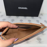[PRE LOVED] Chanel C19 Phone Holder in Caramel Lamsbkin AGHW (Series 31)