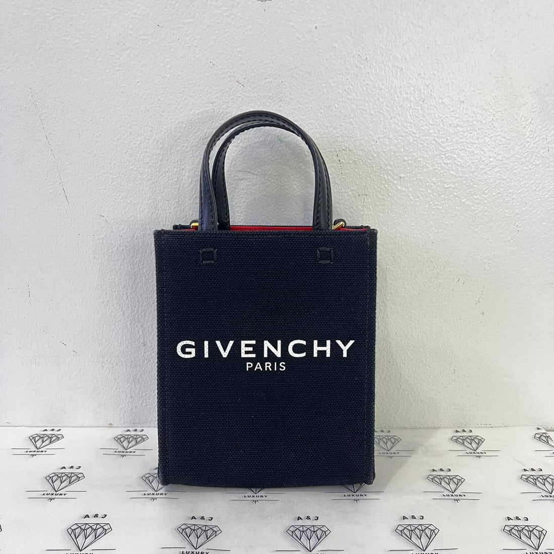 [PRE LOVED] Givenchy Mini 4G Tote in Black Canvass GHW