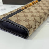 [PRE LOVED] Gucci Bamboo Bar Crossbody Bag in GG Canvass