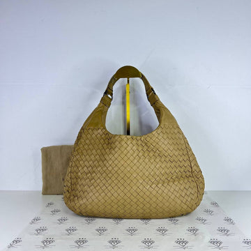 [PRE LOVED] Bottega Veneta Campana Hobo Bag in Beige
