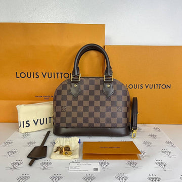 [PRE LOVED] Louis Vuitton Alma BB in Damier Ebene Canvass (microchipped)