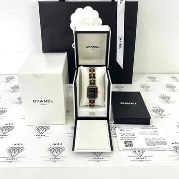 [PRE LOVED] Chanel Small Premier Watch in Black GHW