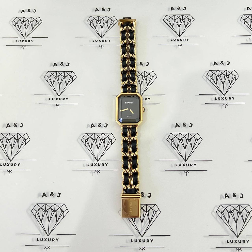 [PRE LOVED] Chanel Small Premier Watch in Black GHW