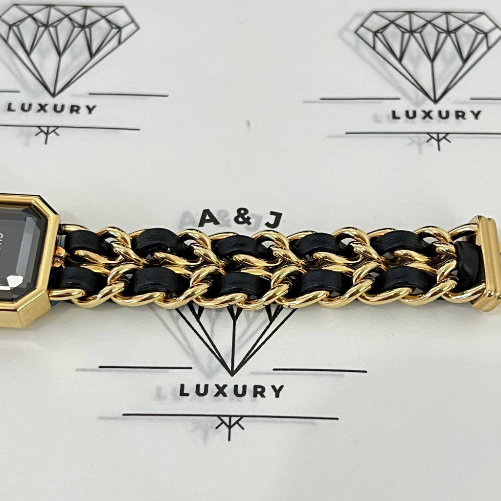 [PRE LOVED] Chanel Small Premier Watch in Black GHW