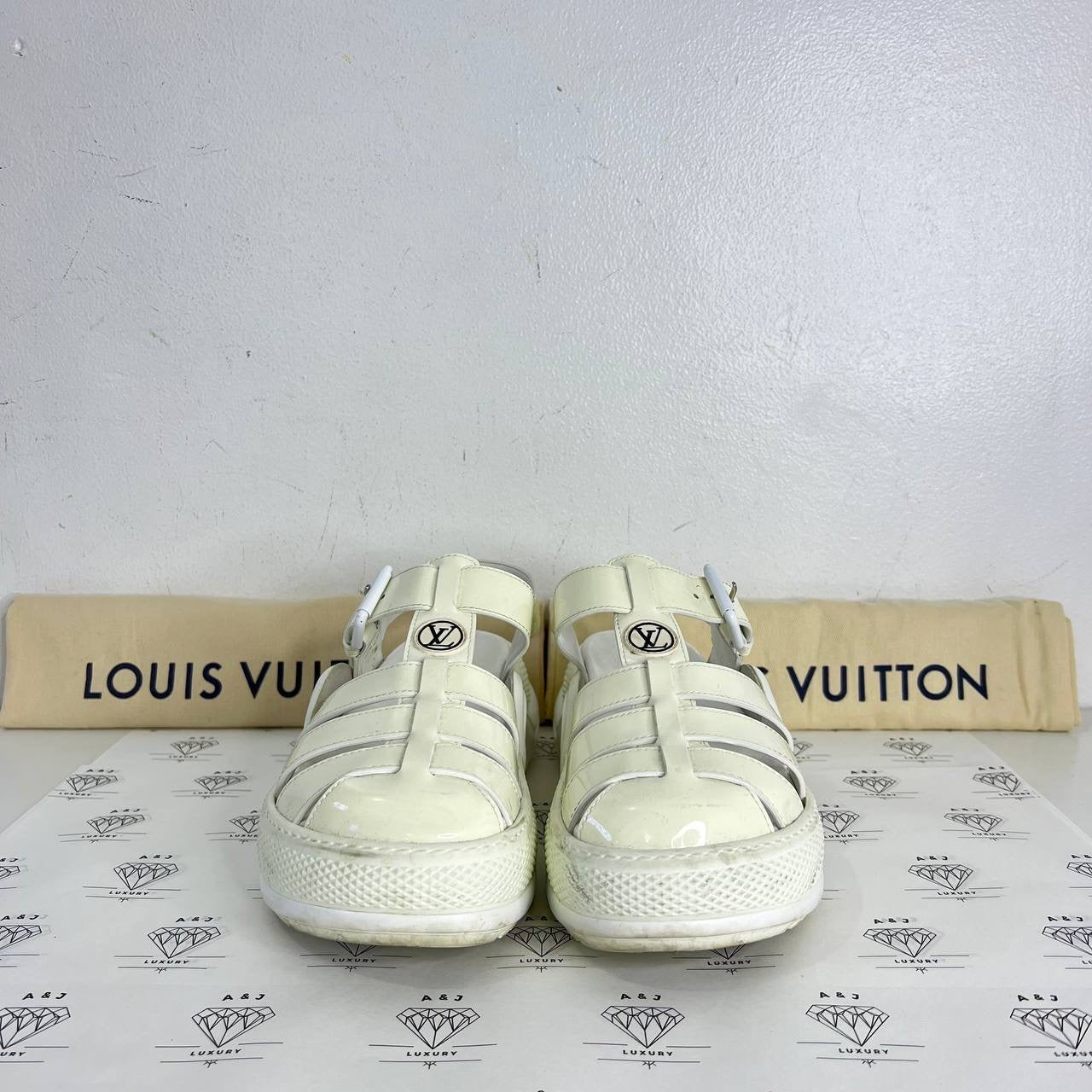 [PRE LOVED] Louis Vuitton Archlight Sandals in White Size 36EU